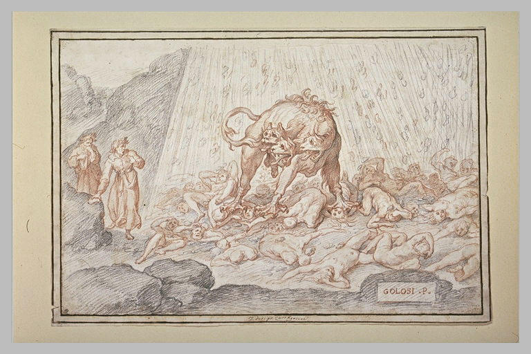 Voyage de Virgile et Dante aux Enfers