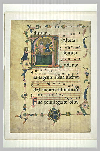 Christ appellant André et Simon dans une initiale A
