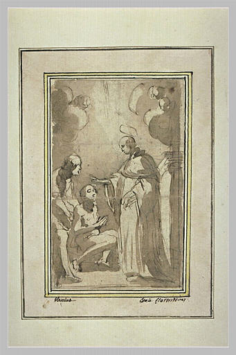 Saint Dominique rendant la vue à un aveugle