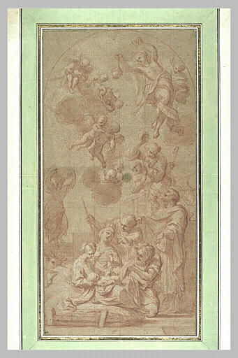 Nativité avec une gloire