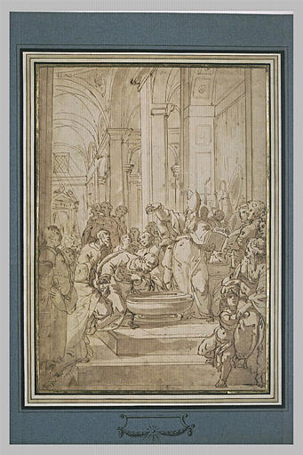 Le baptême de saint Augustin