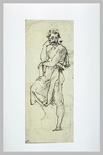 Projet d'une statue d'apôtre : saint Jean l'Evangéliste (?)