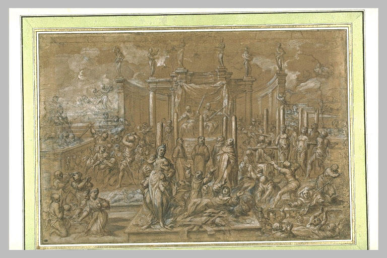 Martyre de plusieurs saints et saintes