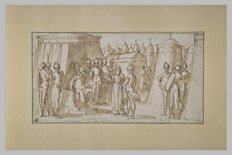 Pierre l'Ermite prédisant l'avenir à Godefroy de Bouillon