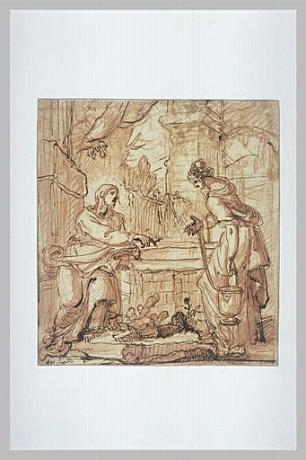 Le Christ et la Samaritaine au puits