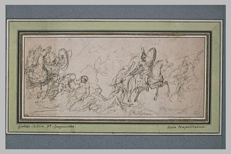 Etude de figures pour une bataille