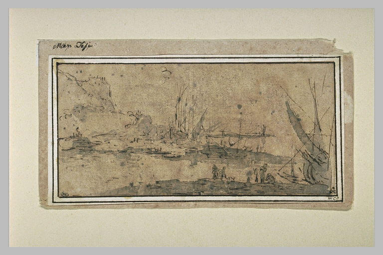Vue d'un port