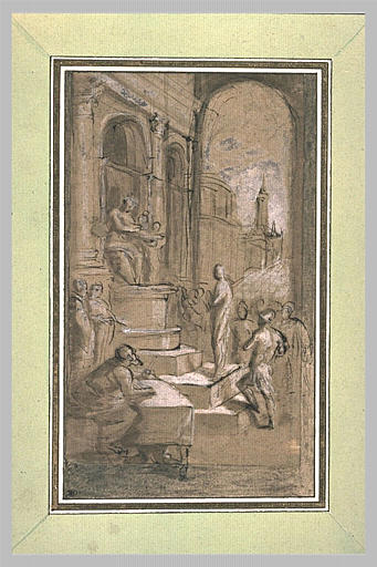 Christ devant Pilate qui se lave les mains