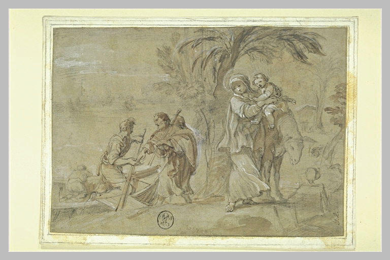 La Sainte Famille fuyant en Egypte