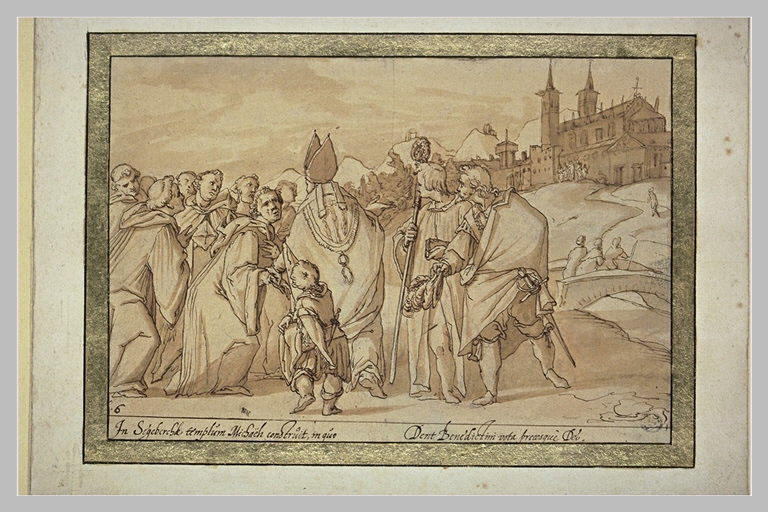 Saint Annon fonde l'abbaye de Siegburg près de Cologne