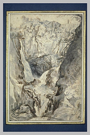 Vue des cascades de Tivoli