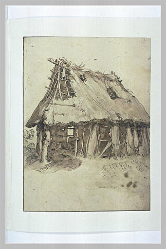 Masures et un panier d'osier