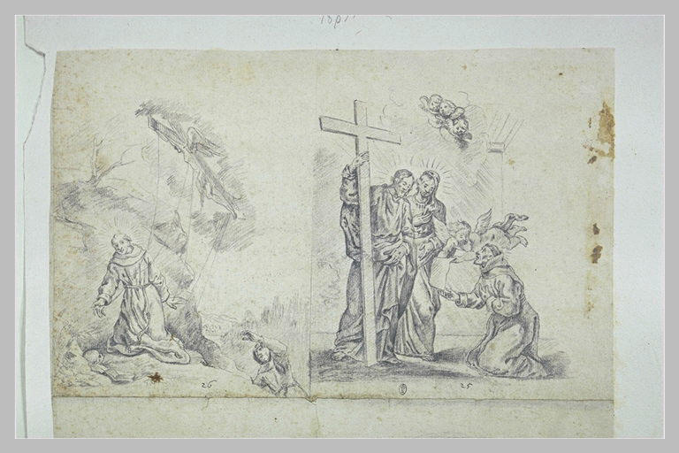 Deux scènes de la vie de saint François d'Assise