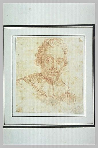 Portrait d'un homme portant bouc et moustache