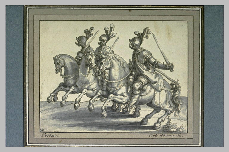 Etude de trois cavaliers