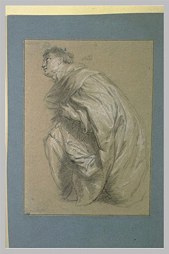 Herman Joseph le béatifié, agenouillé