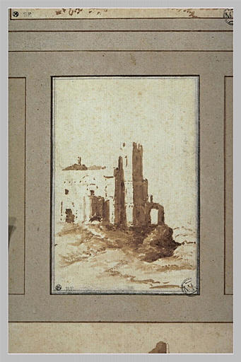 La tour Léonine, à Frascati