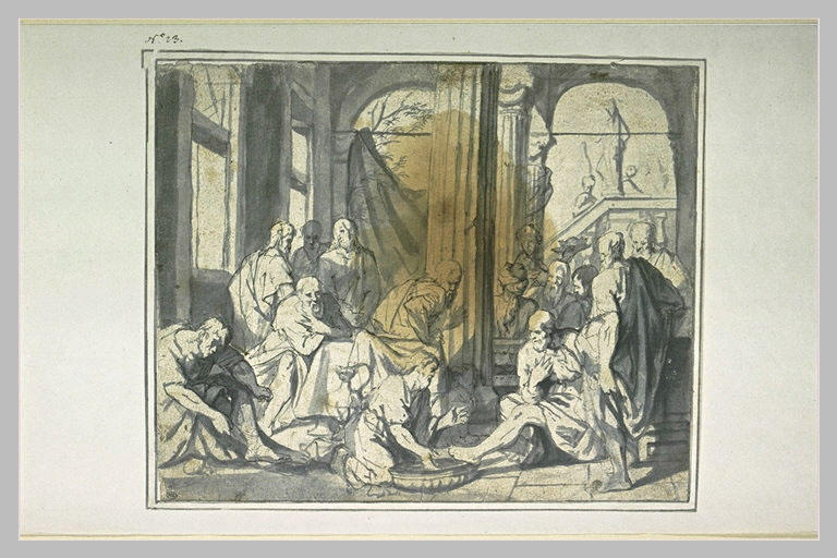 Jésus-Christ lavant les pieds des apôtres