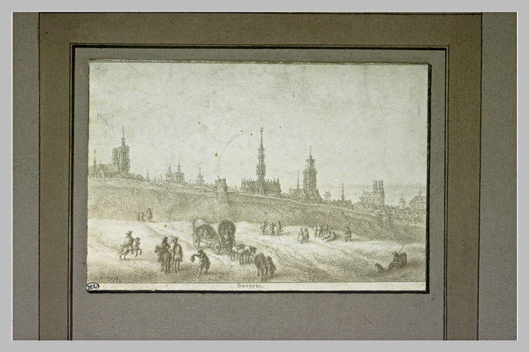 Vue d'une partie de la ville de Bruxelles