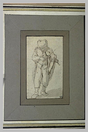 Jeune garçon jouant du violon