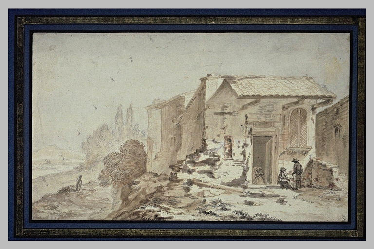 Vieille chapelle dans un site montagneux