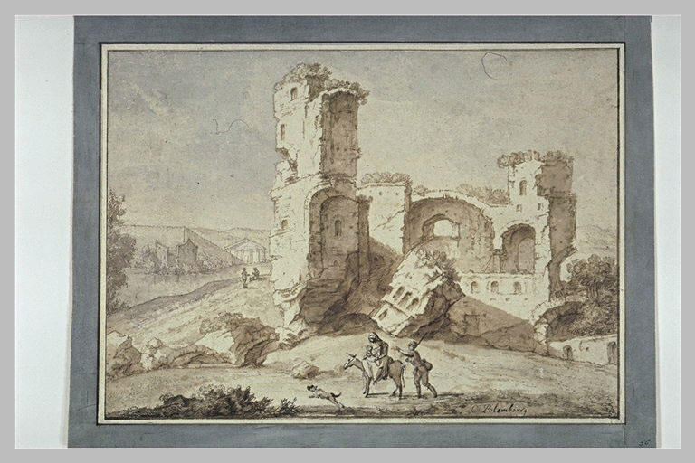 Ruines antiques en Italie