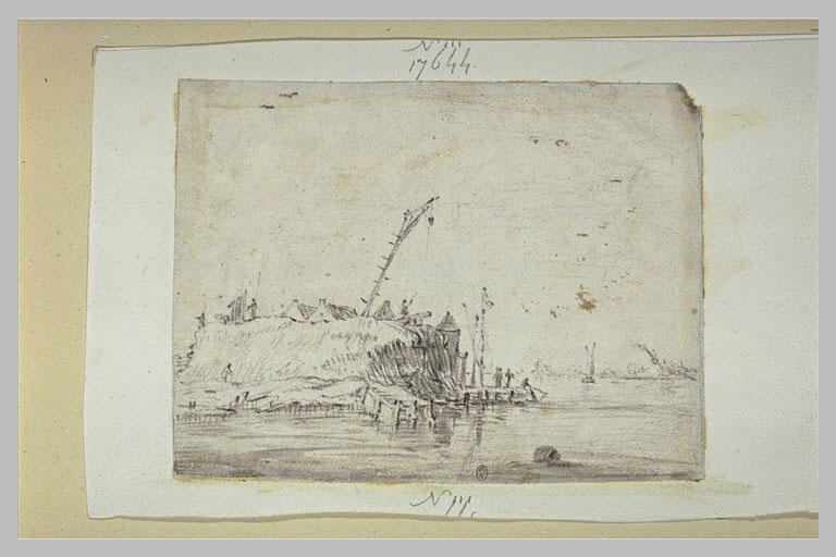 Redoute dans un fleuve