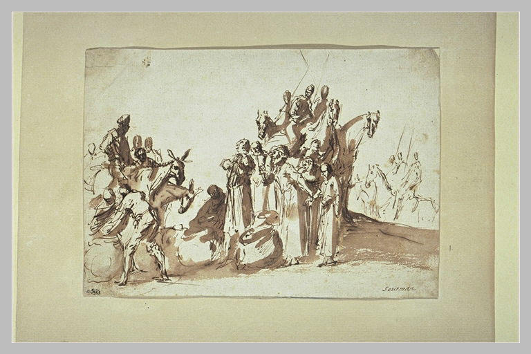 La coupe d'argent de Joseph trouvée dans le sac de Benjamin