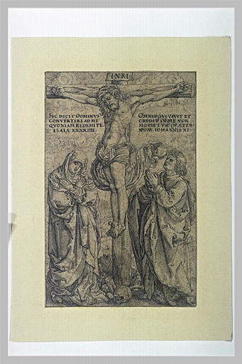 Le Christ en Croix avec la Vierge et saint Jean
