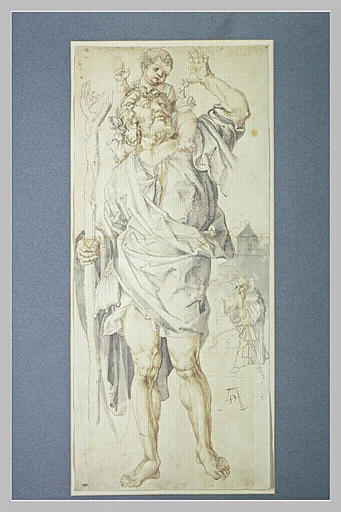 Saint Christophe portant l'Enfant Jésus