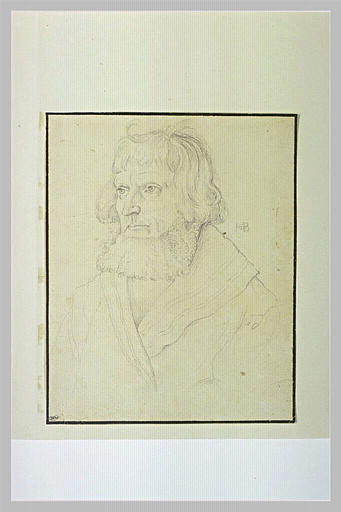 Portrait d'homme barbu