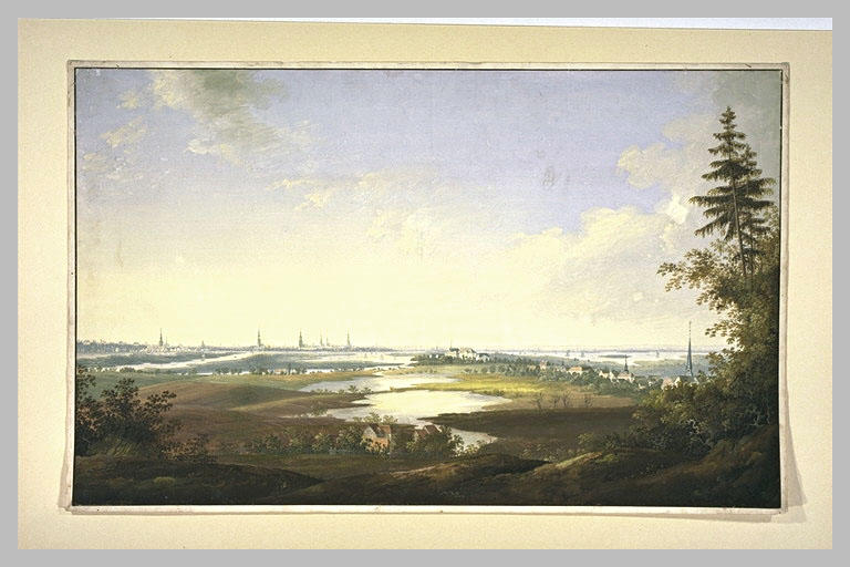 Vue de la ville de Hambourg