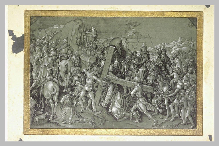 Jésus succombant sous le poids de la croix