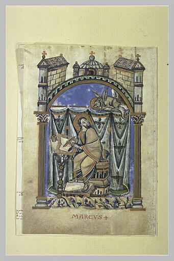 Page d'évangéliaire : saint Marc