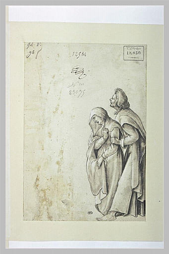 Saint Jean soutenant la Sainte Vierge