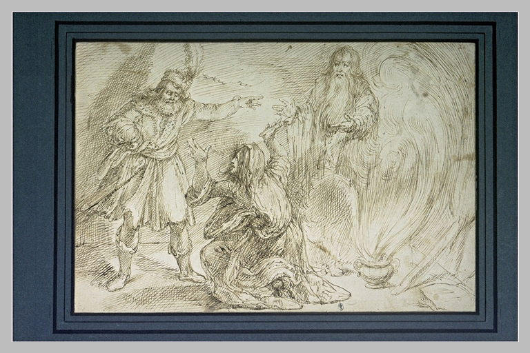 L'ombre de Samuel est évoquée devant Saül par la pythonisse d'Endor