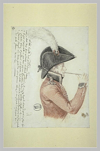 Ali Tobi, trompette de la Garde d'Honneur à Anvers