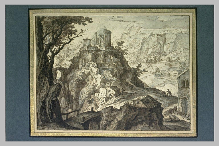 Le Temple de la Sibylle, à Tivoli