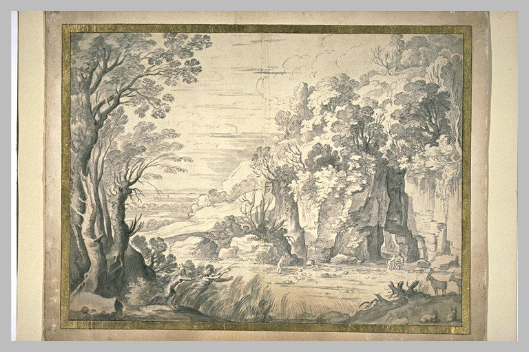 Paysage avec Pan poursuivant Syrinx