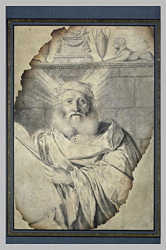 Moïse tenant les Tables de la Loi