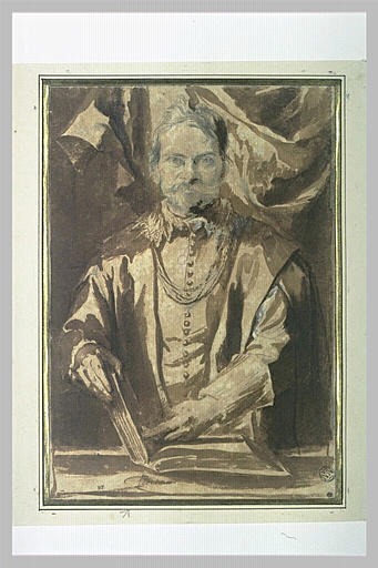 Portrait de Théodore van Thulden, professeur à Louvain