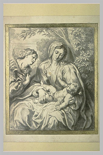 Vierge à l'Enfant et sainte Catherine