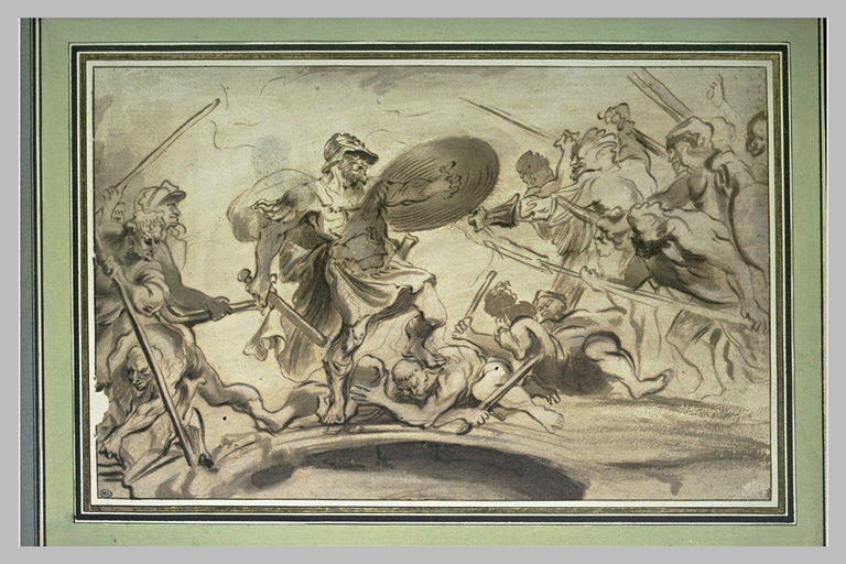 Horatius Coclès contre l'armée de Porsenna