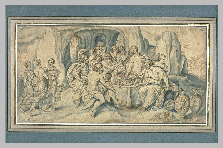 Festin de dieux, à l'occasion du mariage de Neptune et d'Amphitrite