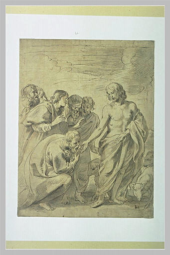 Jésus-Christ confiant ses brebis à saint Pierre