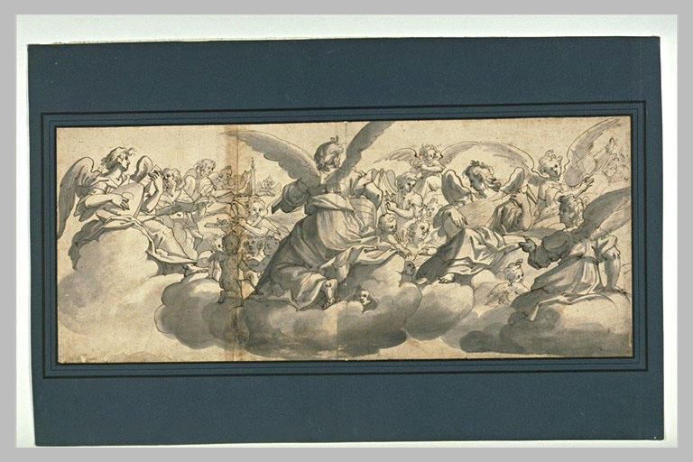 Concert d'anges musiciens