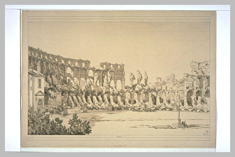 Vue intérieure du Colisée en 1808