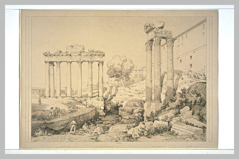 Vue des ruines du Campo Vaccino