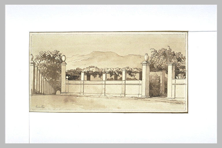 Entrée d'un jardin à Tivoli