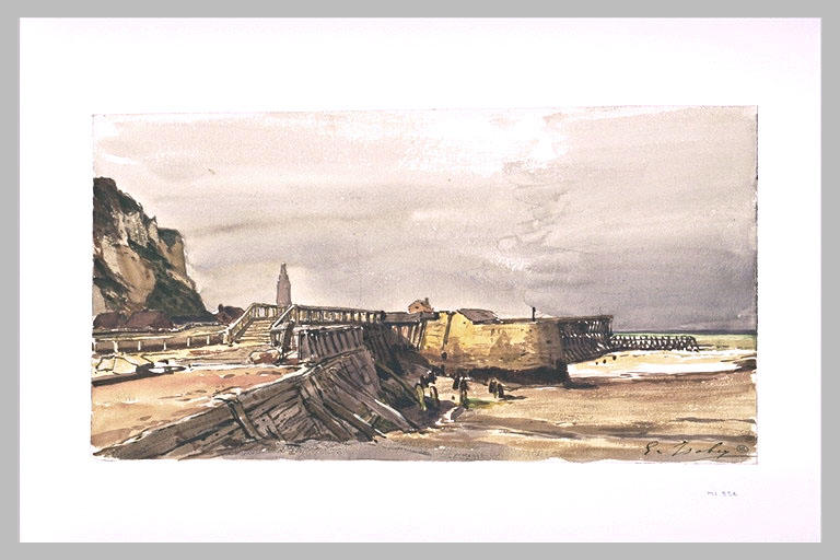 La jetée de Saint-Valery en Caux